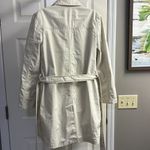 Old Navy Vintage Cream Women’s Long Sleeve Button Down Trench Coat w/ Belt-Large Photo 10