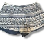 Free People Womens 2 Lost Temple High Rise Layer Flounce Navy Blue Shorts Bottom Photo 5