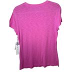 Three Dots  women's crew neck tee solid aurora pink Sz S NWT Photo 8