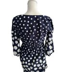 BODEN Blue White Pom Tunic Coverup Dress Size US 2P Photo 5