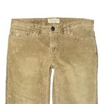 American Eagle  VTG Y2K Ultra Low Rise Corduroy Bootcut Pants Tan Sz 4 (30x29.5) Photo 2