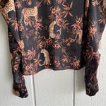 Generation Love  NWOT Evangeline Puff Sleeve Blouse In Moving Leopard Size XS Photo 6