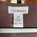 Chico's Catherines Slinky Stretch Chocolate Brown Cardigan Long Sleeves Size 3X 22/24 Photo 1