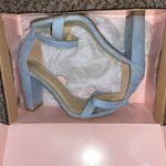 Charlotte Russe Baby Blue Suede Heels Photo 4