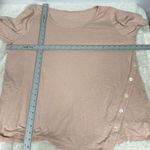 J.Jill Pure Jill asymmetric button tunic pink XL cotton modal rayon 3/4 sleeve Photo 7