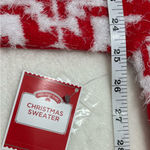 Holiday Time Red "Merry Christmas" Christmas Ugly Sweater Size L NEW Photo 6