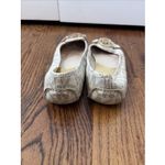 Michael Kors FULTON GOLD MK LOGO VANILLA SIGNATURE MOCCASINS Size 8 Photo 3