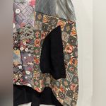YASUKO Vest Womens Medium/Large Black Kimono Silk Pockets 1 Button Oriental Art Size undefined Photo 8