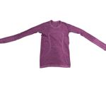Lululemon Swiftly Tech Long Sleeve Shirt Women's Size 4 Heathered Plum Photo 5