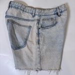Cotton On  Blue High Straight Bermuda Distressed Jean Shorts Size 6 Photo 13