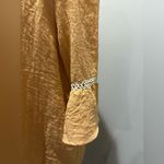 Hayden  Los Angeles bell sleeve Mustard Color ladies size large dress Photo 5