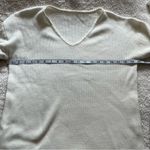 Boutique Women’s  V Neck Wide / Flare Leg White Sweater Set Size Small Photo 14