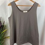 Chico's Chico’s Taupe Microfiber Sleeveless Tank Top 3 XL Photo 0