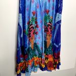 Carolina Constas Greta Midi Dress Frutas Womens Blue Large Photo 3