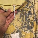 Yellow Maxi free peopel Pencil Skirt with Slit Photo 1