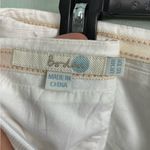 Boden White Knee Length A Line Skirt Gold Embroidery Filigree Cottagecore Sz 10 Photo 4