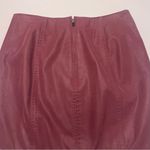 Free People Vegan Suede Modern Femme Mini Skirt in Pressed Pink Flowers Size 4 Photo 9