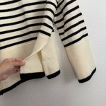 Chicwish  Oversized Striped High Neck Sweater Medium Photo 5