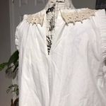 ZARA Tunic Crochet A-line Lace sleevesless shirt tired relaxed Coastal Cottage Western Coquette Rustic Prairie Coastal Cottage Western Coquette Wedding Beach Super Flare Photo 6