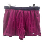Nike  Women's Pink Striped Athletic Shorts Size XL Photo 0