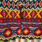 Umgee ‎ Western Babydoll Tunic Dress Small Multicolor Cotton Blend Boho Hippie Photo 3