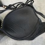 Victoria's Secret Victoria’s Secret Swim The Gorgeous Push Up bikini top boho black tassel sexy Photo 8