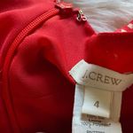 J.Crew Ikat Silk Shell Red Mini Dress Photo 7