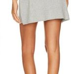 We Wore What NWT Cable Knit Mini Skirt in Light Heather Grey Size XL Photo 2