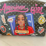 Nicole Lee Nikky By Cosmetic Pouch Bag American Girl Black/Navy Photo 2