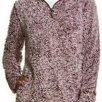 Weatherproof Soft And Fuzzy Pink Quarterzip Jacket Photo 0