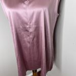 Eileen Fisher  Blush Pink Sleevless V-neck Silk‎ Blouse Small S Photo 5