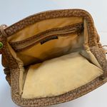 Vintage 80s 7 Seven By Demitri Brown Leather Leopard Patchwork Purse Photo 5