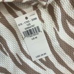 Aerie  Womens Tan Animal Print Pique Knot Bikini Bottom Photo 6