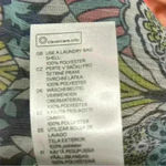 H&M  Sheer Swim Cover Shorts Lace Trim Floral Paisley Print 1” Inseam Size M Photo 1