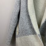 Lovemarks Chunky Knit Two Tone Open Front Oversized Cardigan Photo 2