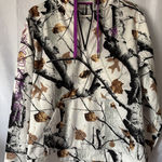 Women's Legendary Whitetails White Purple Camo 1/4 Zip Hoodie Sweatshirt Size‎ M Size M Photo 0