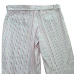 Nanette Lepore Nannette Lepore Women's White Pink Striped Wide Leg Pants Size 6 Photo 3