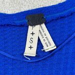 Free People : Royal Blue Thermal Oversized Sweater Photo 3