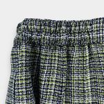 Vintage 18W J.G. HOOK 2 Piece Suit 80's | Jacket & Pleated Skirt Plaid Tweed Black Photo 9