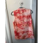 Calvin Klein Calvin Klein Women's Cowl Neck Sleeveless Pullover Blouse Pink White Size M Photo 1