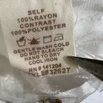 Hem & Thread  White Striped Smocked Waist Blouse - Size M Cottagecore Softgirl Photo 3