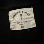 Electric & Rose Hi Low Balloon Sleeve Sweatshirt XS Photo 4