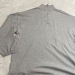 Tahari  Flannel Sweater Women's Plus Size 1X Gray Mock Neck Zipper Back Rayon NEW Photo 6