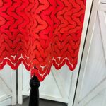 Kate Spade Lace Dune Shift Dress Red Size 4 Sleeveless Tunic Scalloped Photo 7