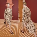 Ulla Johnson NWT Agadir Floral-Print Cotton-blend Voile Dress in Sol Photo 2