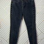 Hudson Jeans The Stevie Midrise Lace Up Skinny Jeans in Vacancy Gray Size US 27 Photo 0