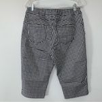 Christopher & Banks Gingham Knee Length Capris Size 6 Photo 1