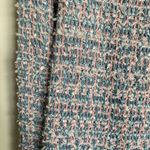MELLODAY Chic Pink and Blue Tweed Coat Photo 3
