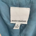 Skylar + Madison  Amy Blue Floral Print Spaghetti Strap Dress Women’s Size S Photo 3