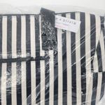 Alice + Olivia  By Stacey Bendet Black & White Striped‎ Duffel Bag NWT Photo 7